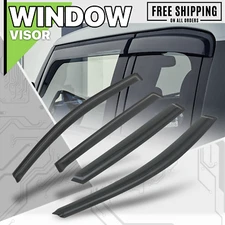 Tape-On Window Visor Shade Vent Wind Rain Deflector Guard fit 13-16 Ford Escape