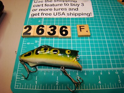 V2636 F WHOPPER STOPPER THROBBER Fishing Lure | eBay