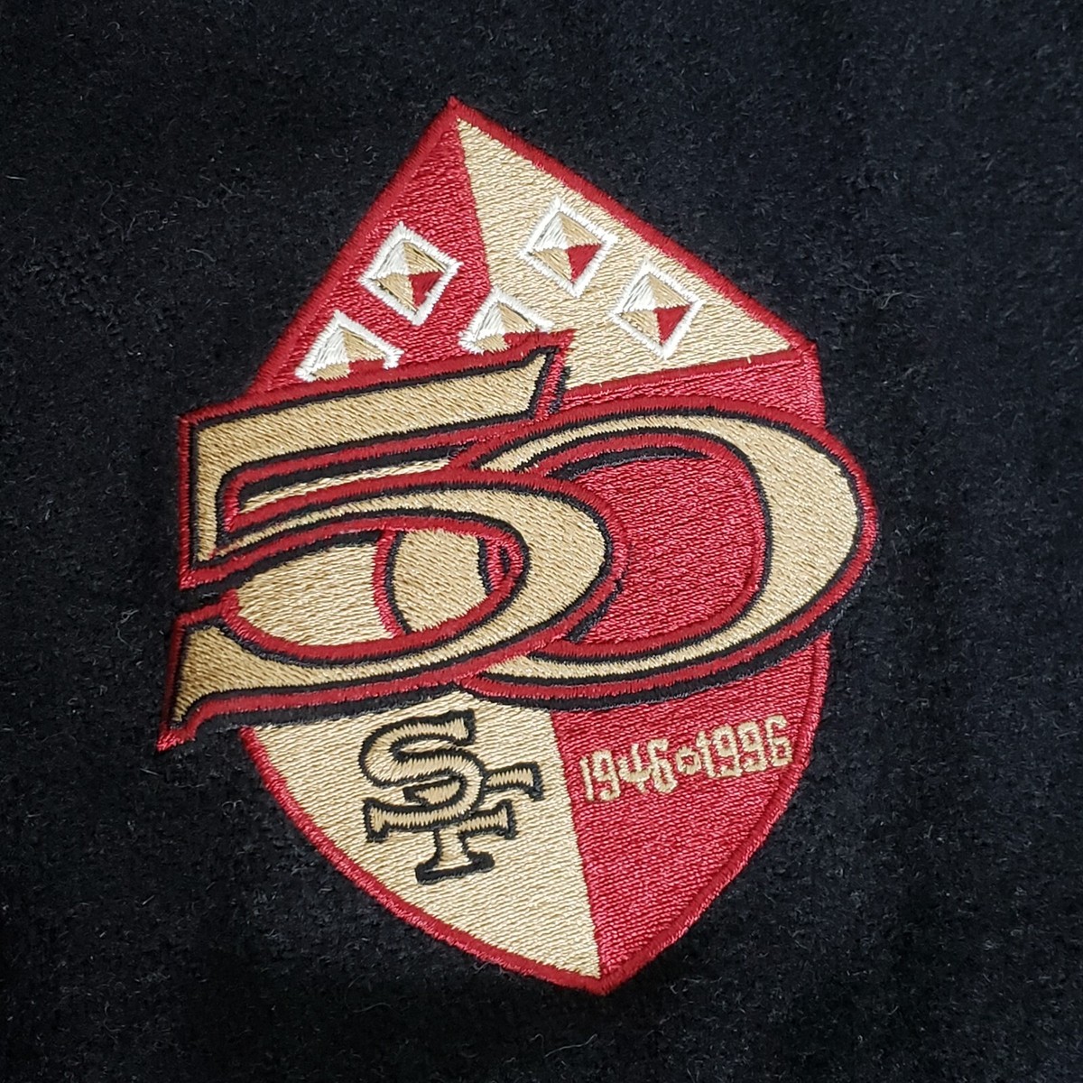 RARE Vintage Reebok San Francisco 49ers 50th Anniversary