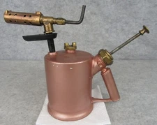 Antique Vintage P WALLS "DREADNAUGHT" Gasoline Blow Torch Mancave Display Garage