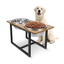Elevated Dog Bowls for Large Dogs, Raised Dog Bowl Stand with Two X-Large Sta...