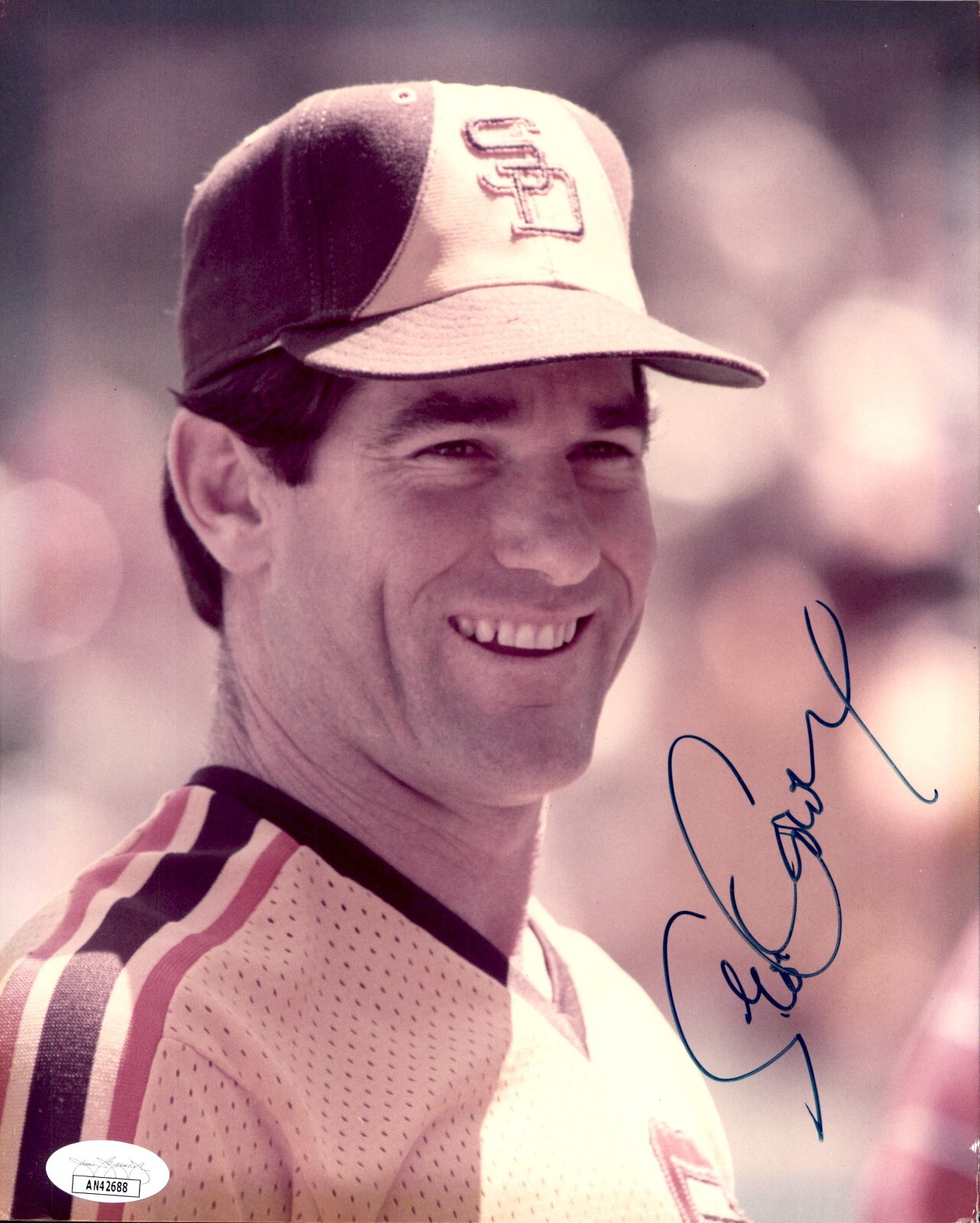 Steve Garvey Autographed Signed Detroit Tigers San Diego Padres 8x10 Photo JSA COA 