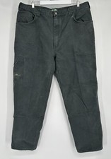 Arbor Wear Mens Original Tree Climbers Double Knee Pants Moss Green Denim 42x32