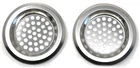 2 x Stainless Steel Sink Bath Plug Hole Strainer Basin Hair Trap Drainer Cover