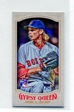 2016 Topps Gypsy Queen Mini Variation Henry Owens RC #43 Boston Red Sox