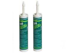 Dow 786 White Silicone RTV Sealant - 2 Pack