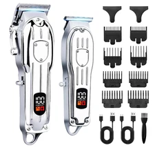 Professional Hair Cut Machine Barber Salon Cutting Trimmer Clipper Kit Set