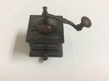 Vintage Durham Industries Die Cast Metal Miniature Antique Kitchen Coffee Grinde