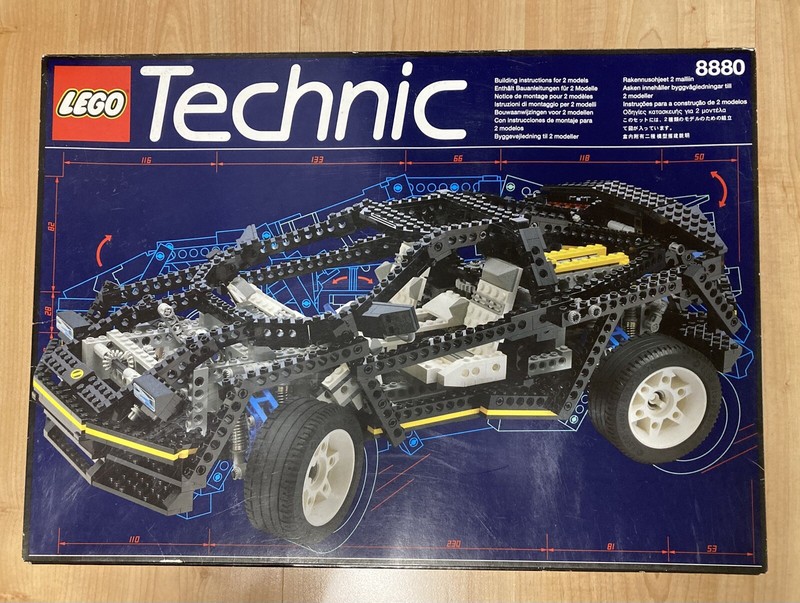 Lego Vintage Technic 8880 Super Car New /New