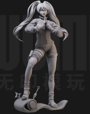 1/24 Resin Ninja Girl Fantasy Unpainted Unassembled 5052-2 | eBay