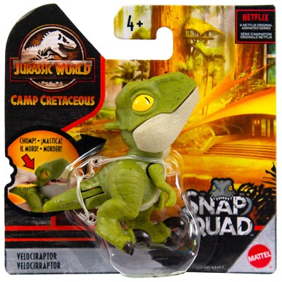 Camp Cretaceous Snap Squad Velociraptor Mini Figure [Green, Version 2]