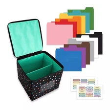 Creative Memories Rainbow Dots Medium Flex POD Storage Bundle (Card POD)