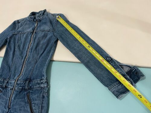 Tuta da jogging vintage anni 80 Armani Exchange A/X donna denim taglia PO - Foto 17 di 17