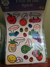 In Celebration Fruit of the Spirit Stickers,  60  per pack 2 packs