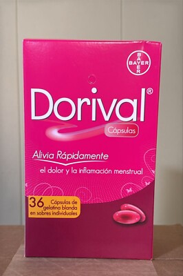 DORIVAL   Menstrual Cramp / Pain Reliever Alivia Dolor Menstrual 36 Soft Gelatin