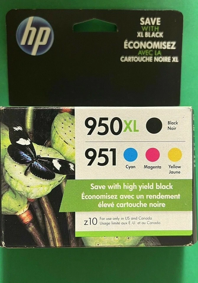 Cartucho de tinta original HP 950/951 B/C-combo-sin caja-tinta OEM-2017-2019 Foto 4 de 4