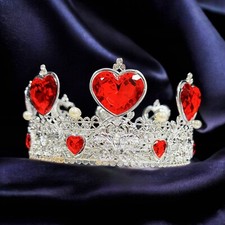 Wedding Crown, Bridal of Heart Crown, Love Crown, Valentine Crown, Crystal Crown