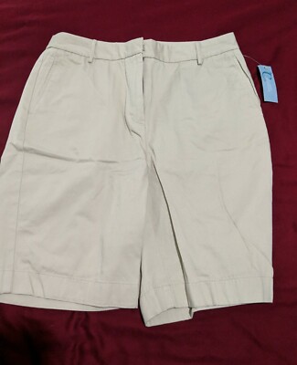NEW Classic Elements  Tan Khaki Bermuda Shorts Sz 10