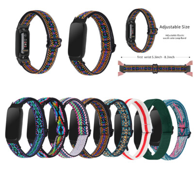 For Fitbit Inspire 3 Elastic Nylon Sport Loop Wrist Watch Band Strap Wristband