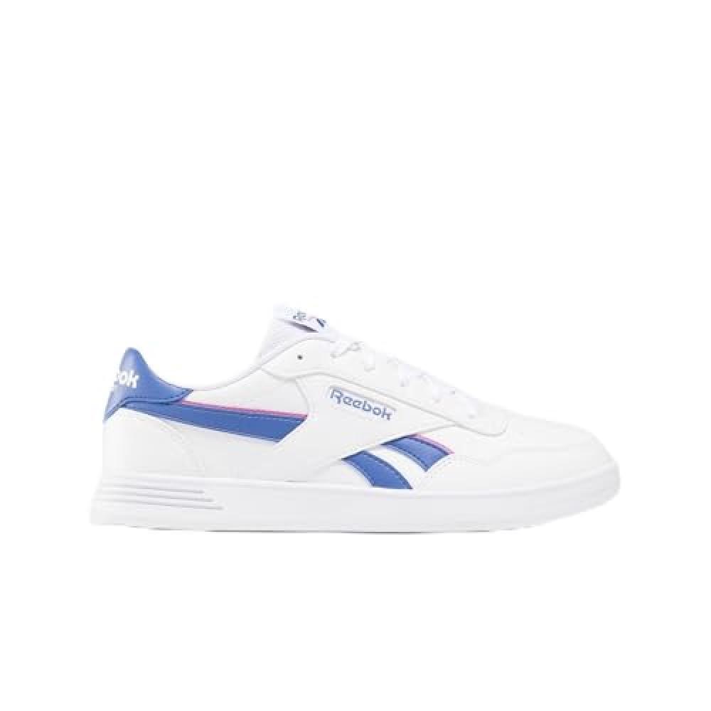 (TG. 40 EU) Reebok Court Advance Vegan, Sneaker Donna, Ftwwht Stepur Jaspnk, 40