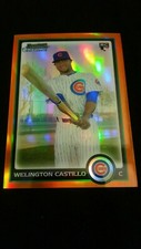 Wellington Castillo 2010 Bowman Chrome ORANGE /25  Refractor Rookie RC