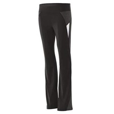 NEW HOLLOWAY 229464-D97 GIRLS TUMBLE PANT BLACK/BLACK HEATHER/WHITE SIZE MEDIUM