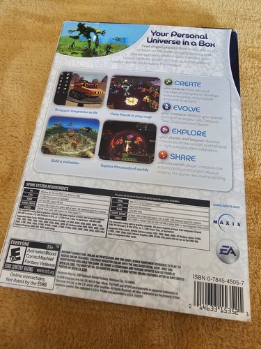 Spore Game Lot Creature Creator And Base Game - PC/Mac - Picture 7 of 11