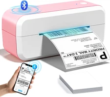 Bluetooth , 4X6 Thermal Label Printer for Shipping Packages & Small Business, Co