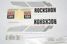 Kit Adesivi Forcella Rock Shox REVELATION 27,5" silver white STICKERS ROCK SHOX