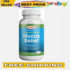 Caplets 400mg Immediate Release Expectorant Relieves Chest Congestion 200 Count