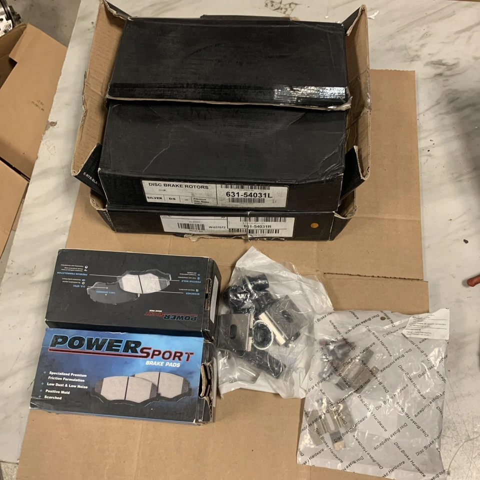 Rotor de freio traseiro esquerdo e direito com fenda perfurado DFC para 1993-1997 Thunderbird Ford - Imagem 2 de 4