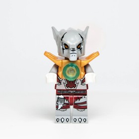 Lego Legends Of Chima Minifigure - Worriz - Gold Armor (loc052) 70127 Wolf Tribe