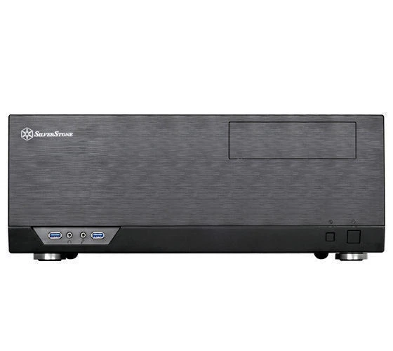 Silverstone  Grandia Series Micro-ATX Quiet  HTPC Case - GD09B (Black) - Image 3 of 4