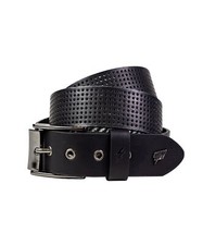 Clyde Printed Leather Belt Black - Lowlife