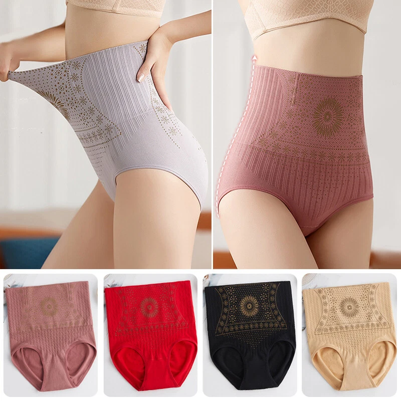 Bragas de control de abdomen para mujeres todo el día modeladoras de cintura alta bragas adelgazantes ropa interior Foto 3 de 4