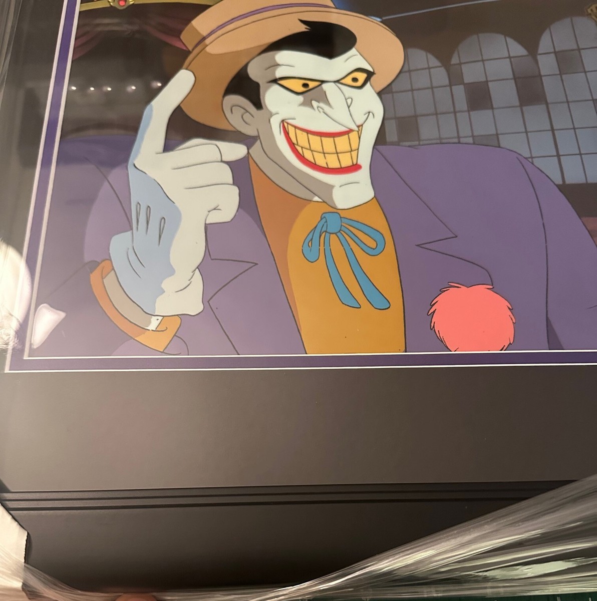 The Joker Batman The Animated Series BTAS Animation Cel Warners