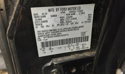 Faro de conductor compuesto se adapta a 08-10 FORD F250SD CAMIONETA 456667 - Imagen 11 de 11