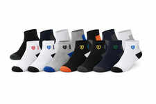 10 Pairs Men's Ankle Socks Cotton UK 6-9  Multicolor Sports Casual Socks