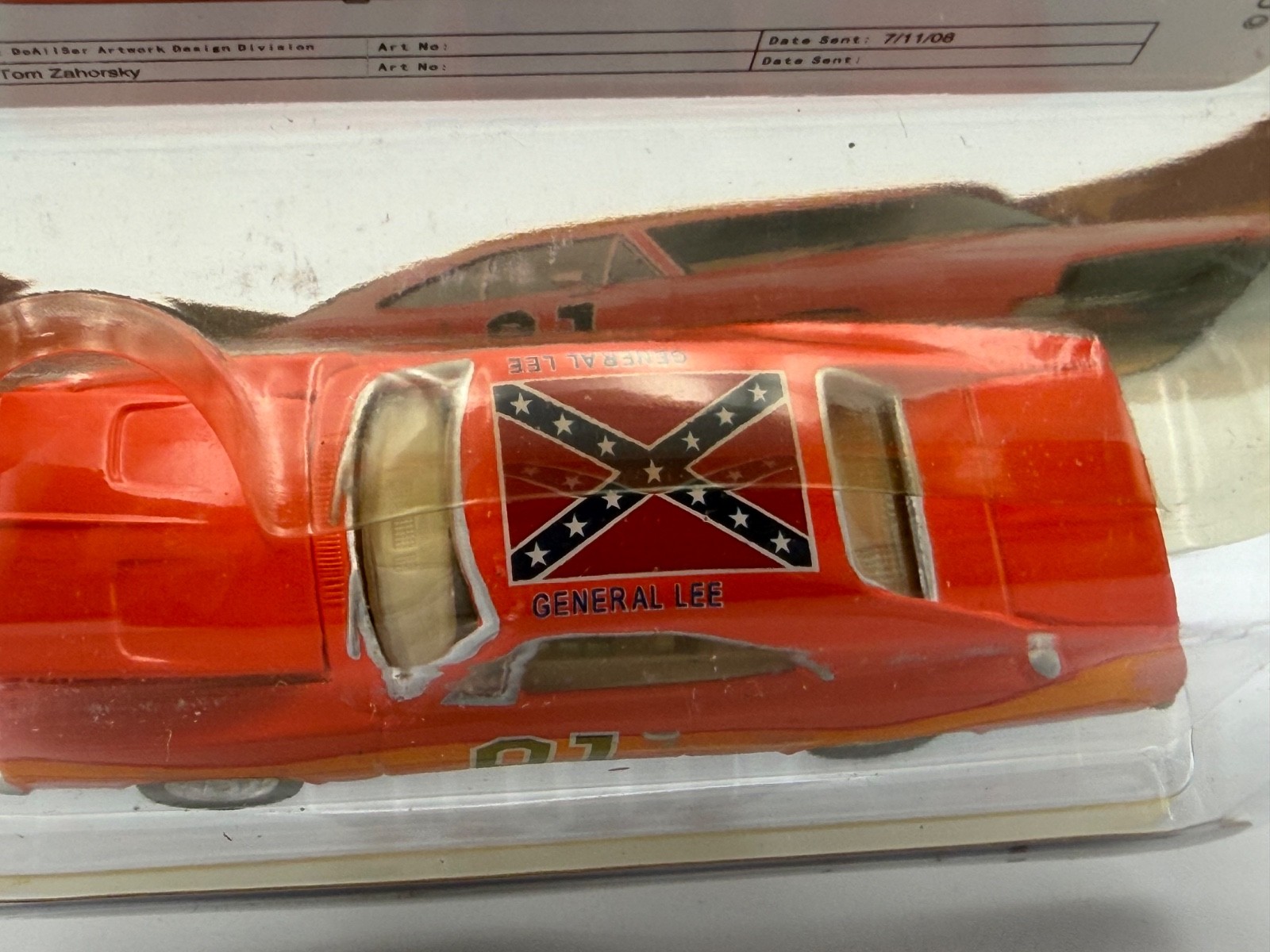 Johnny Lightning Dukes of Hazzard R7 1969 Dodge Charger General Lee, 1:64, NIB thumbnail 10