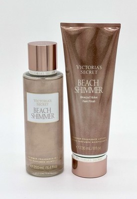 Victoria's Secret Siren Collection BEACH SHIMMER Mist Lotion 2 pc Set New
