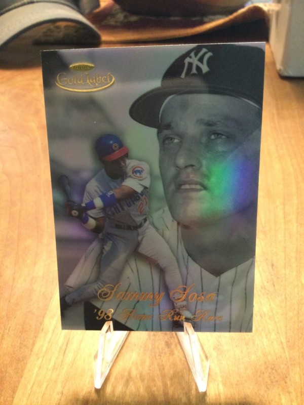 1998 Topps Gold Label - Home Run Race Sammy Sosa, Roger Maris #HR4