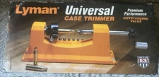 Lyman Universal Case Trimmer w/ 9 Pilot, Orange, 7862000