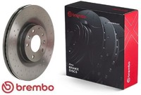 2X Bremsscheibe Brembo 09.C177.1X 2 Bremsscheiben Vorderachse Vorne