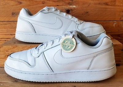 Nike Ebernon Low Leather Sneaker UK7/US8/EU41 AQ1775-100 Triple White