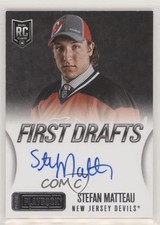 2013-14 Panini Playbook First Drafts Signatures Stefan Matteau #FD-SMA Auto n1u