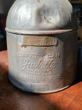 Vintage Justrite Safety Can