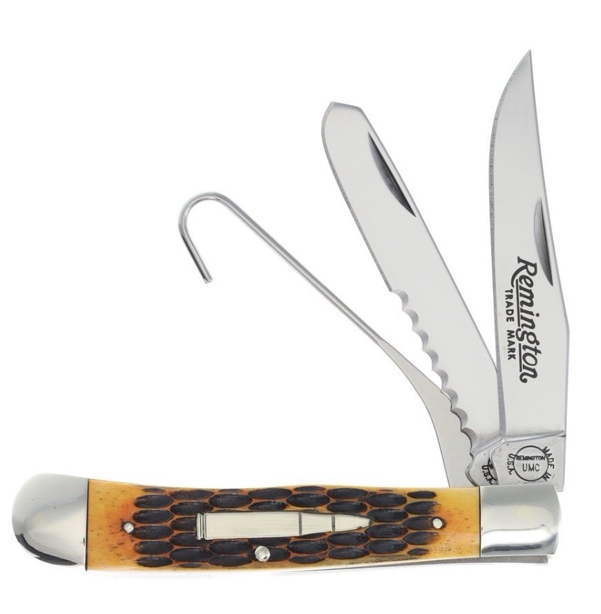 Remington Bullet Knife 2024 Edition "The Waterfowler” R15696 - Bone / 1095