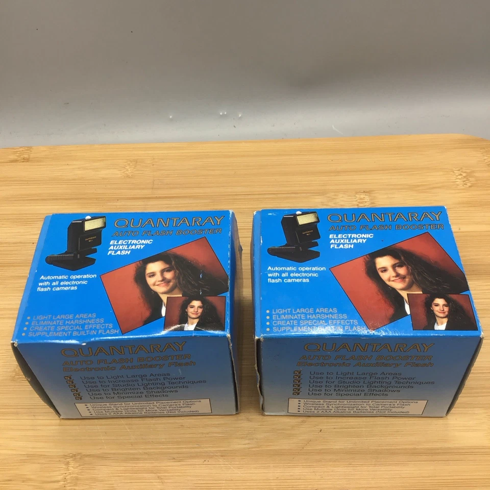 Винтажный автоматический усилитель вспышки Quantaray с подставкой. Модель MS-1. 2 Продается как набор. - Изображение 2 из 4