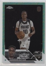 2023-24 Chrome OTE Overtime Elite Aqua & Green Refractor /199 Darrion Sutton 2k3