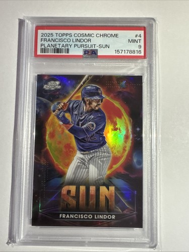 Francisco Lindor #PPS-4 2025 Topps Cosmic Chrome Planetary Pursuit card